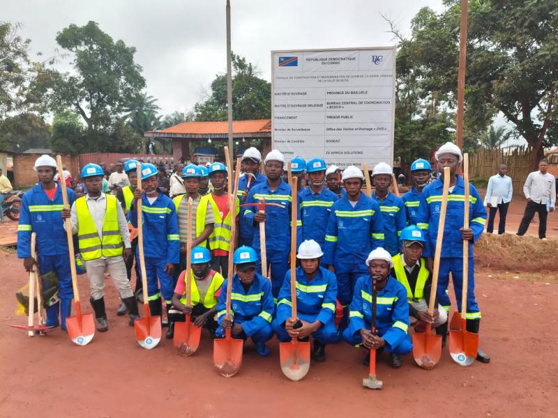 Buta : Le Gouvernement Tshisekedi Investit Massivement dans la Modernisation de son Réseau Routier Urbain