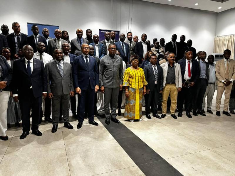 Les participants à l'atelier de formation de la SADC à Kinshasa