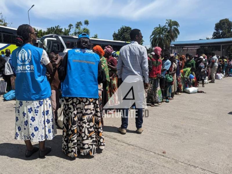 Rapatriement des réfugiés rwandais à partir de Goma