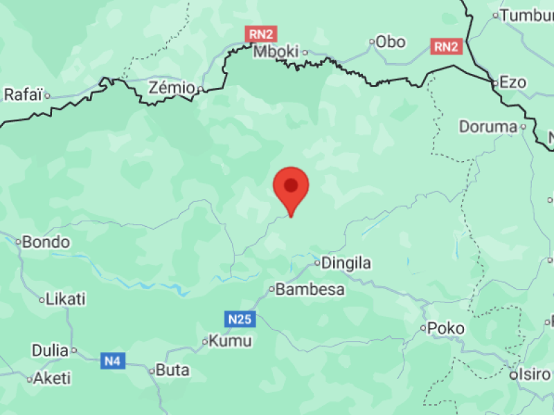 Ango sur la carte
