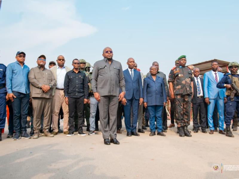 Une délégation gouvernementale conduite par le VPM de l'Intérieur et sécurité, Jacquemain Shabani, à Uvira dans la province du Sud-Kivu 