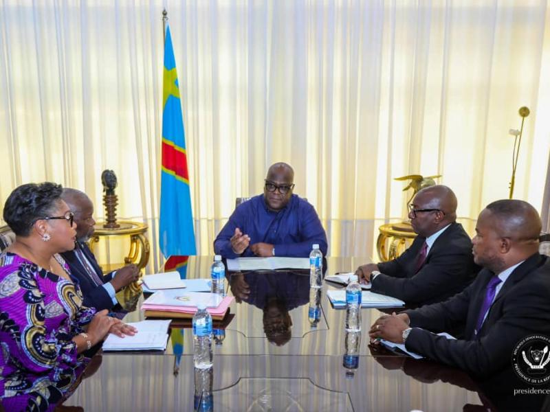 Félix Tshisekedi et les autres responsables politiques