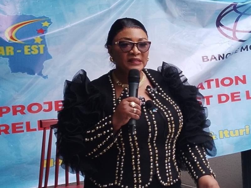 Brigitte Kapinga, coordinatrice générale du projet gouvernemental Star-Est