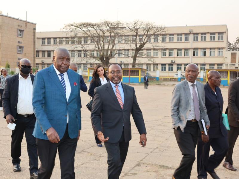 Dr Albert G. Zeufack, Directeur pays de la Banque mondiale pour l'Angola, le Burundi, la République démocratique du Congo (RDC) et Sao Tomé-et-Principe et Fabien MUTOMB DG SNCC