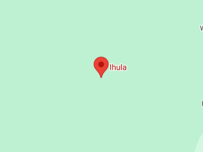 Ihula sur la carte