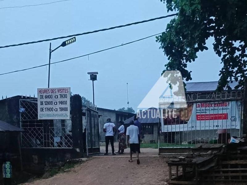 Entrée de l'hopital général de référence de Kabondo
