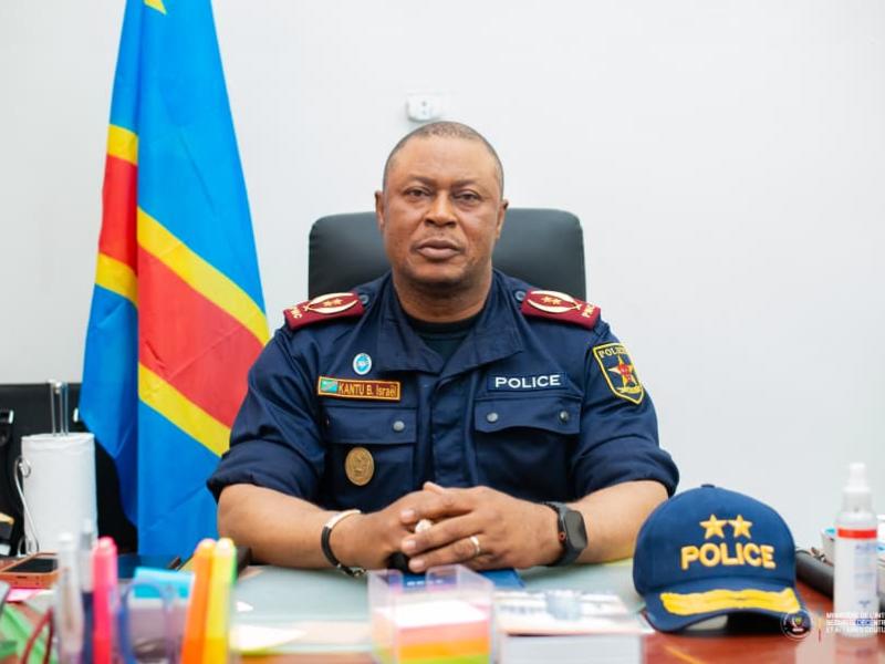 Israël Kantu, Commissaire divisionnaire adjoint de la police nationale congolaise/Kinshasa