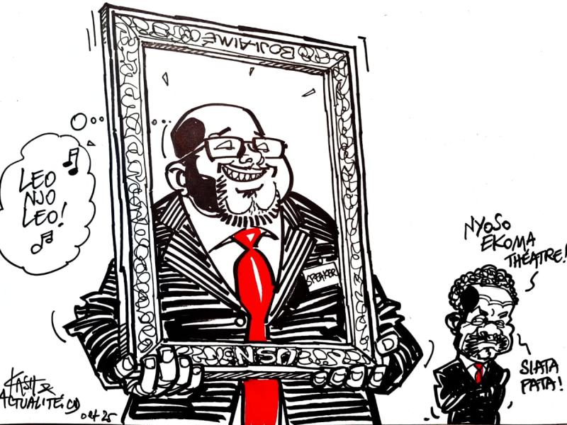 Caricature Kash/ACTUALITE.CD