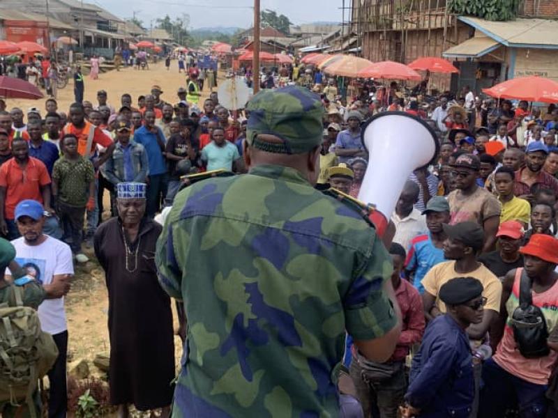 L'armée sensibilise à Walikale concernant la reddition volontaire des FDLR 