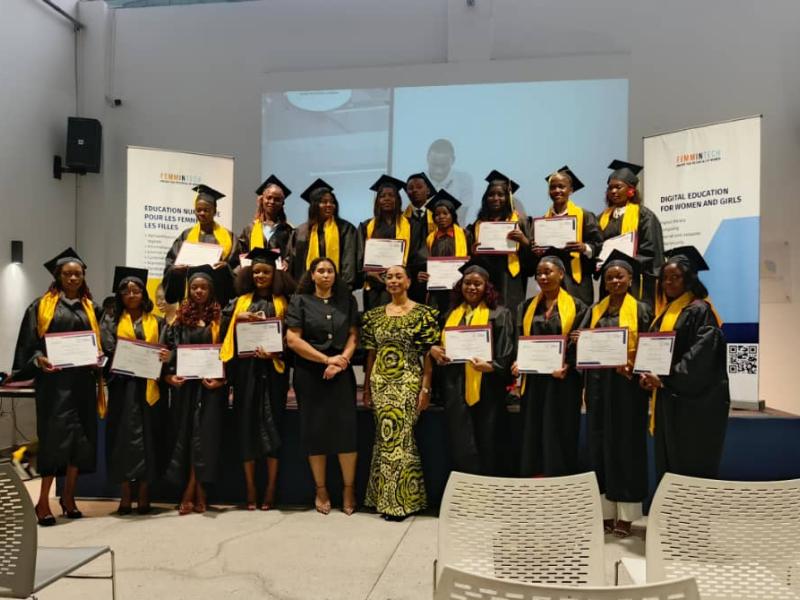 Cérémonie de remise des brevets par Femintech