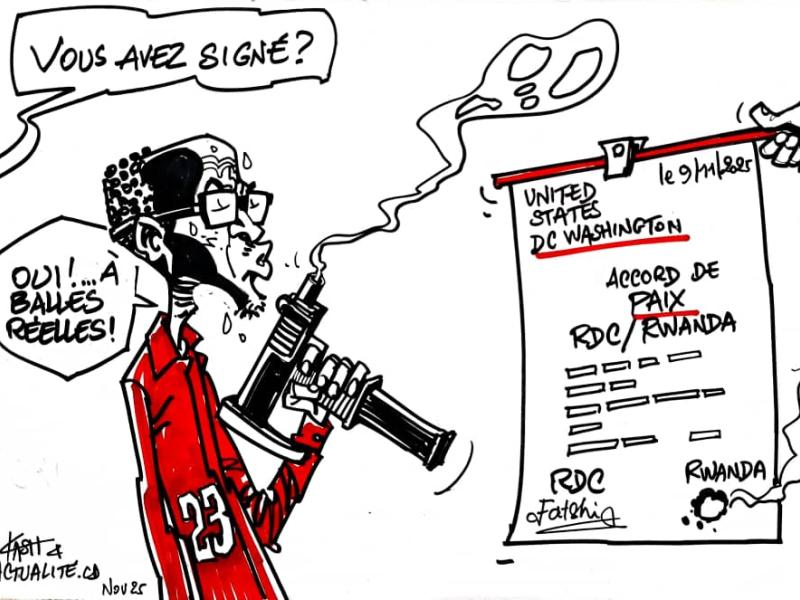 Caricature Kash/ACTUALITE.CD