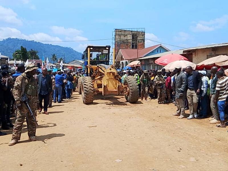 Lancement des travaux de réhabilitation de la route Walikale-Kibua