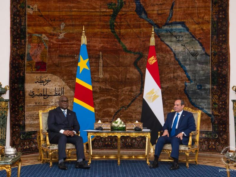 Félix Tshisekedi et Al-Sissi