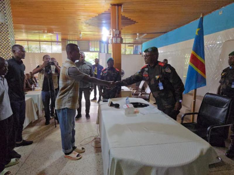 Arrivés des soldats rapatriés à Kasindi