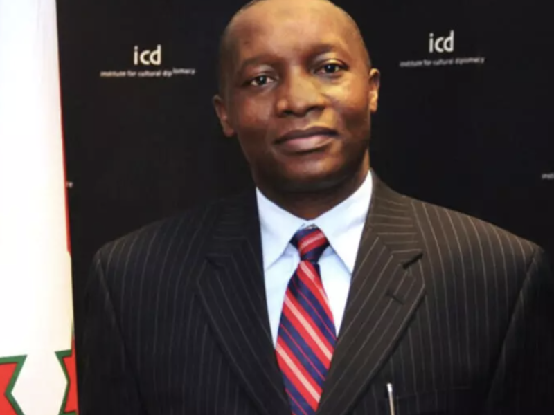 Edouard Bizimana, ministre burundais des affaires étrangères 