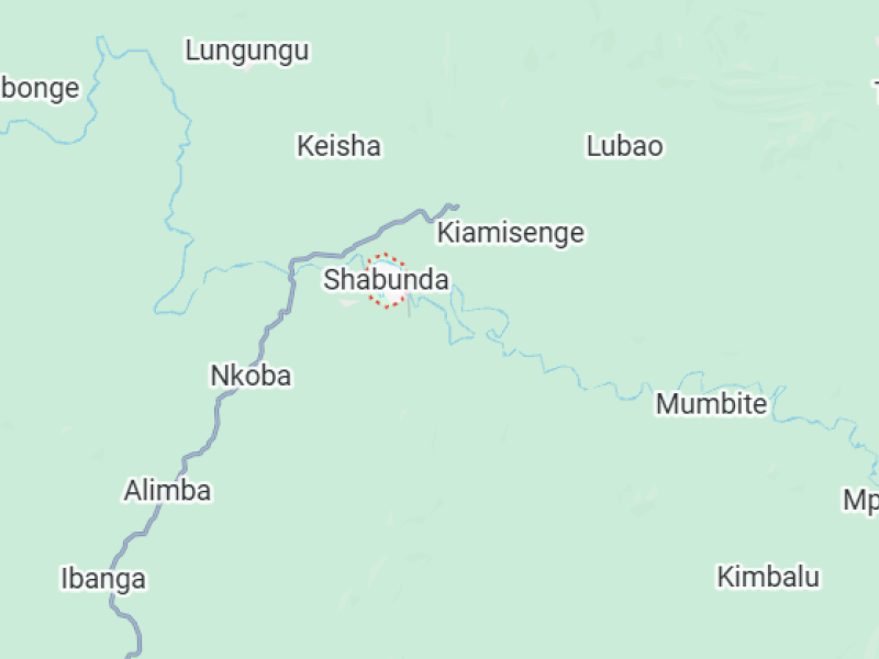 Shabunda sur la carte