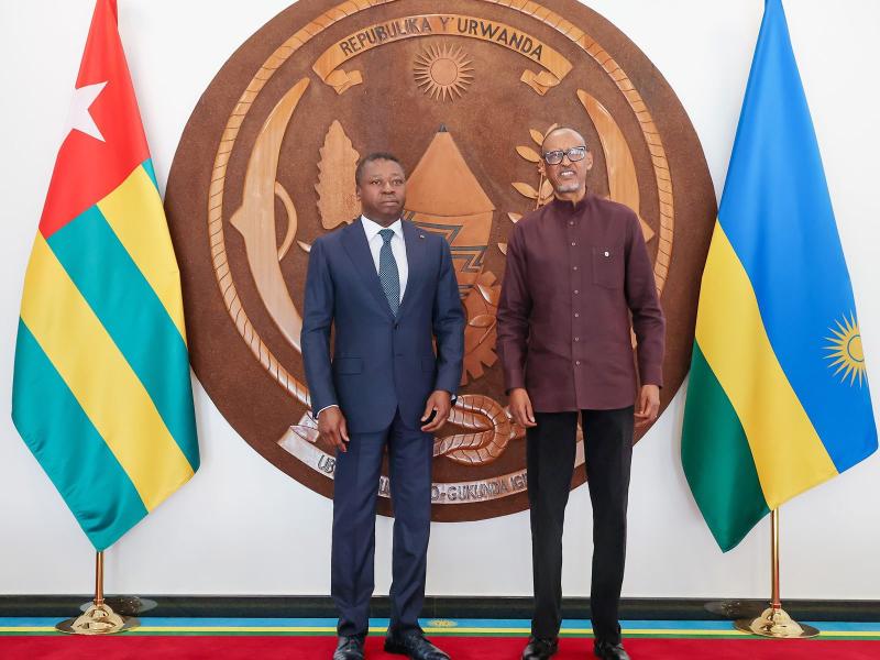 Paul Kagame et Faure Gnassingbé 