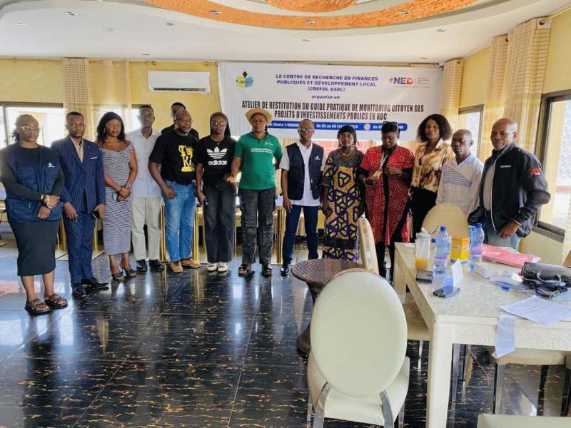 Le Comité local de surveillance citoyenne des finances publiques (Taskforce) à Moanda 