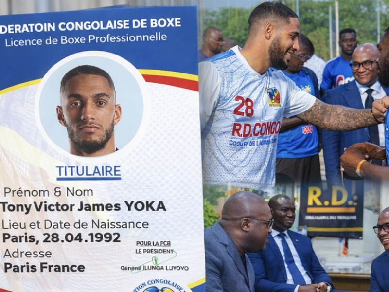 Tony Yoka à Kinshasa