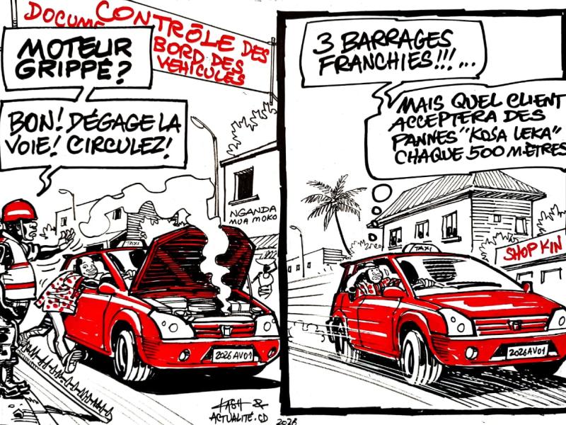 Caricature Kash/ACTUALITE.CD