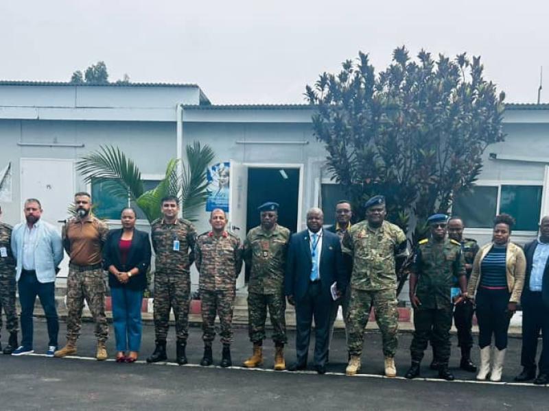 Première mission du commandant du Mécanisme conjoint de vérification élargi Plus (MCVE+) à Goma