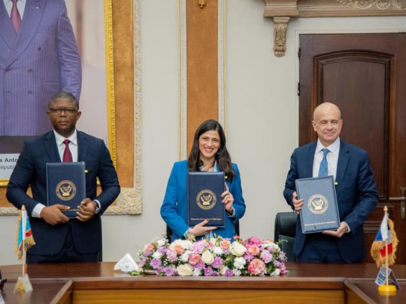 Signature du MOU sur le projet Grand Inga