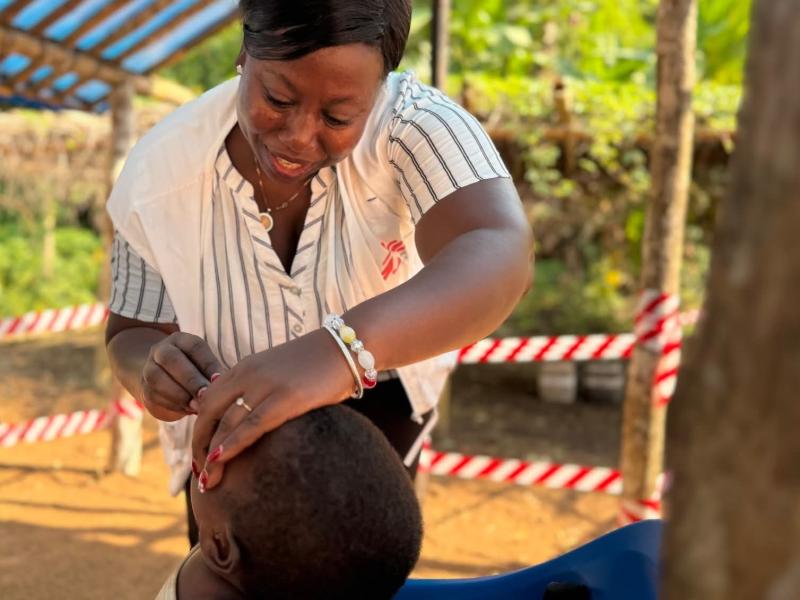 Vaccination contre le choléra dans les sites des déplacés à Kisangani