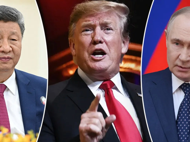 Les présidents Xi, Trump et Poutine (Reuters)