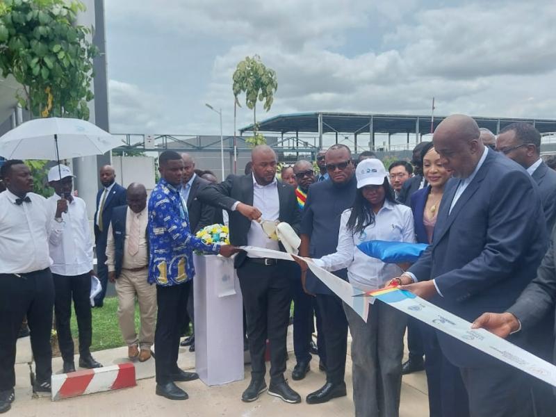 Inauguration des modules 2 et 3 du complexe industriel de traitement d'eau de l'Ozone