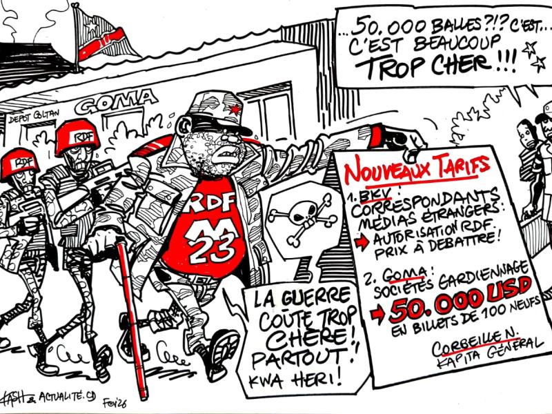 Caricature Kash/ACTUALITE.CD