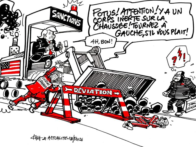 Caricature Kash/ACTUALITE.CD