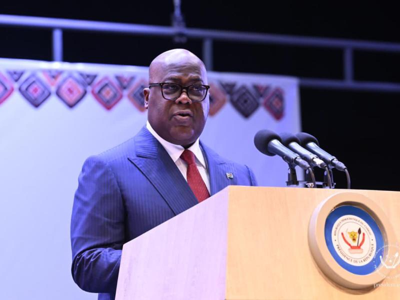 Tshisekedi au forum national des affaires coutumières
