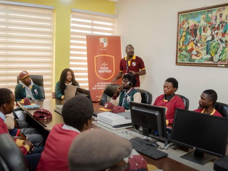 Des jeunes talents au programme We Act de la RawBank 