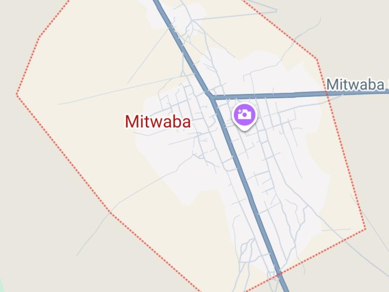 Carte MAP de Mitwaba