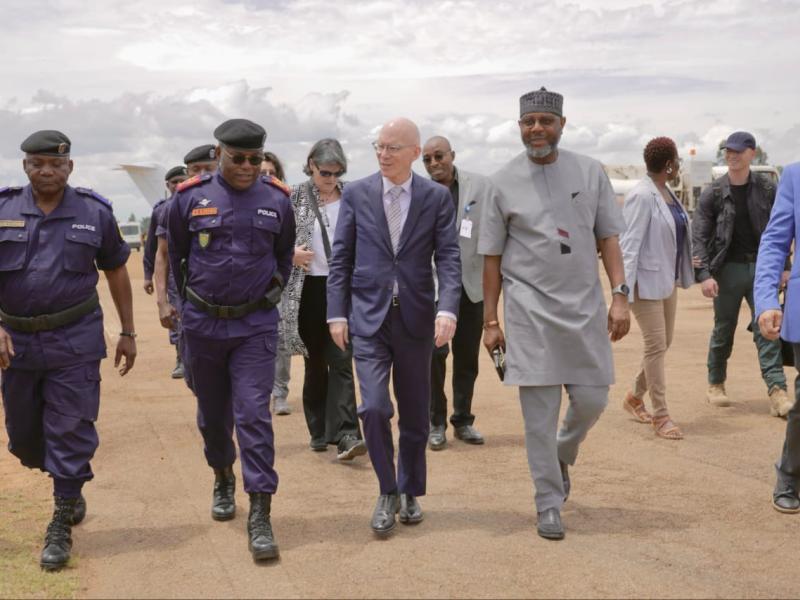 Arrivée de James Swan à Beni