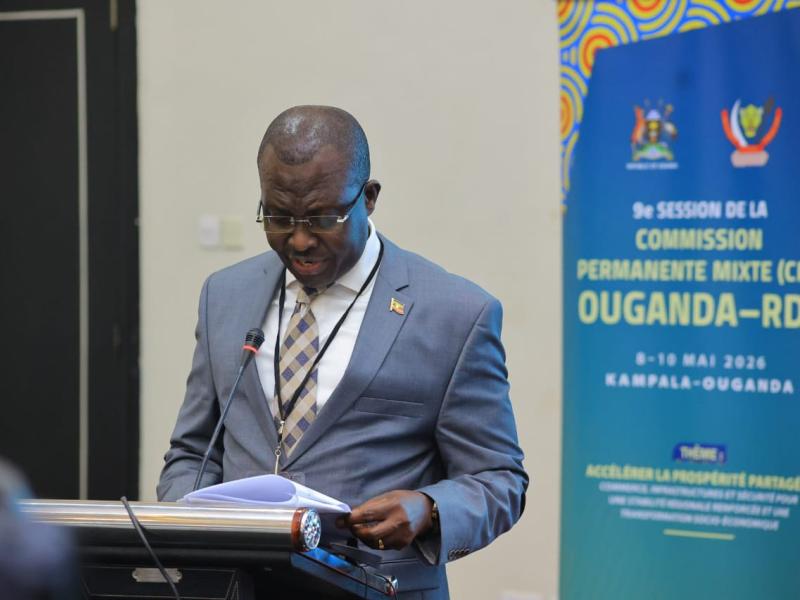 John Mulimba, ministre d'État ougandais aux Affaires étrangères chargé de la coopération régionale