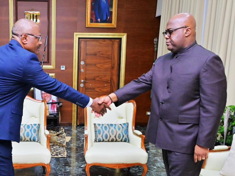 Le général-major Kasongo Batoka Mulumba reçu par le Chef de l'Etat