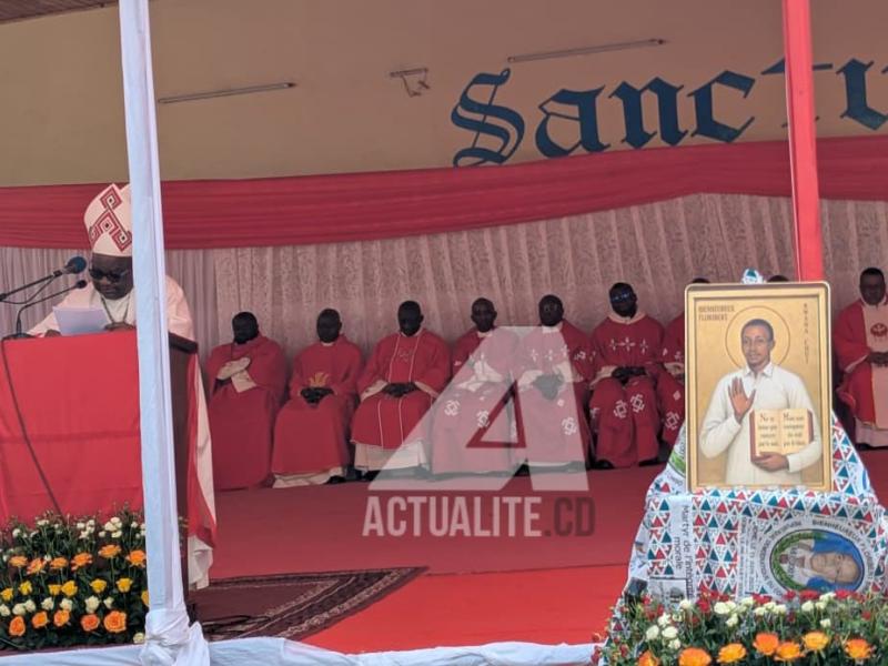 Messe du 1er anniversaire de la béatification de Floribert Bwana Chui 
