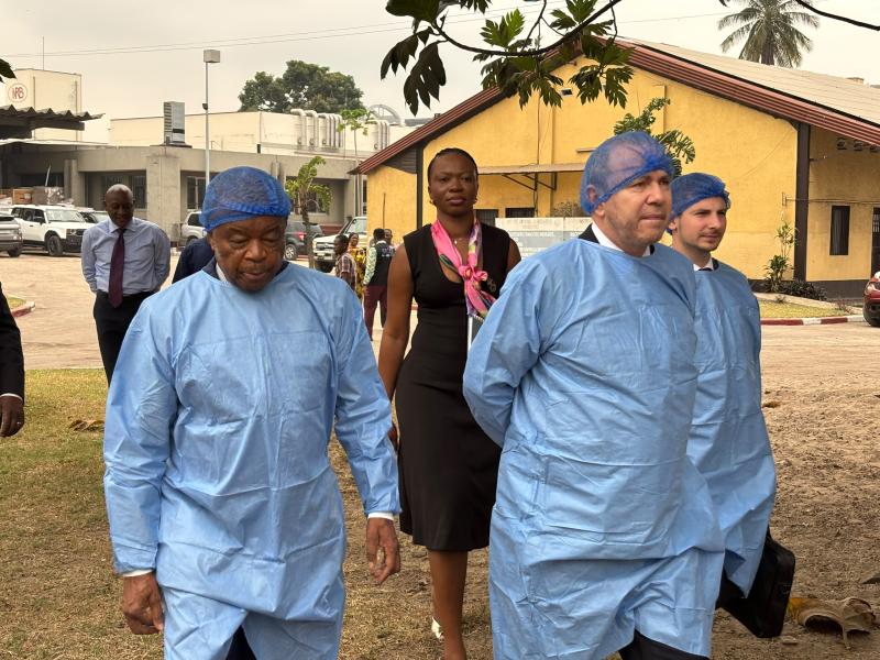 La visite de la délégation de l'AFD à Kinshasa 