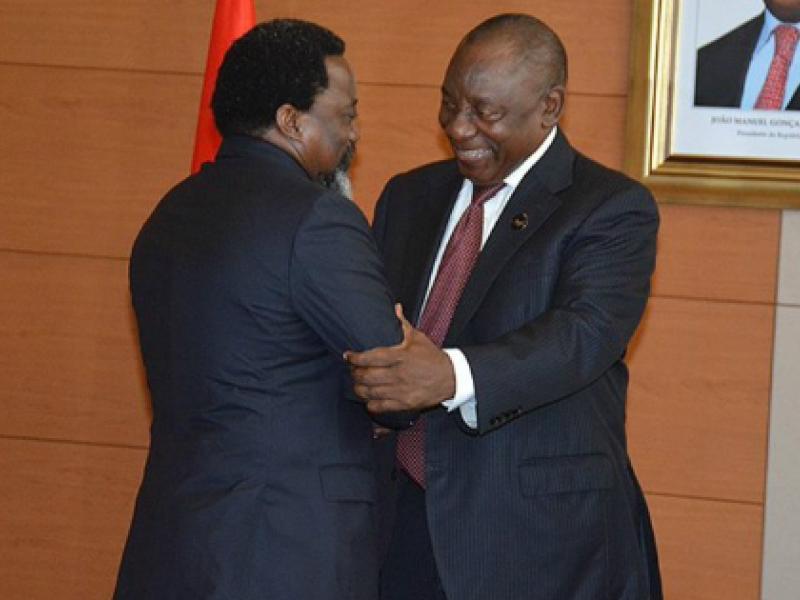 Joseph Kabila et Cyril Ramaphosa