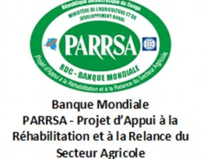 Logo du Projet d'appui à la réhabilitation et à la relance du secteur agricole (PARRSA)