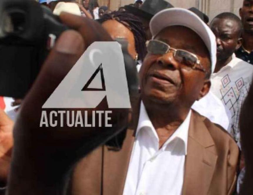 Gabriel Kyungu Wa Kumwanza, président du bureau provisoire de l'assemblée provinciale du Haut-Katanga