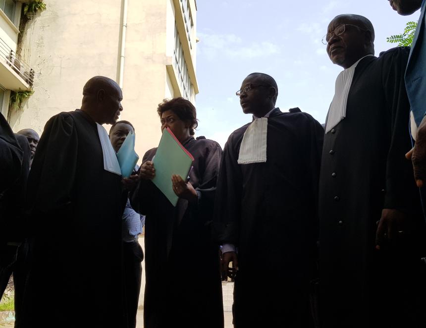 Les avocats au palais de Justice à Kinshasa -  Janvier 2019  / Ph. Pascal  Mulegwa 