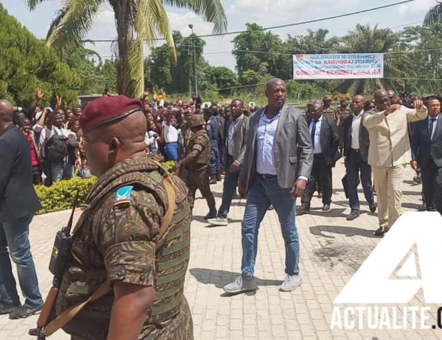 Félix Tshisekedi sur le site de l'UNIKIS