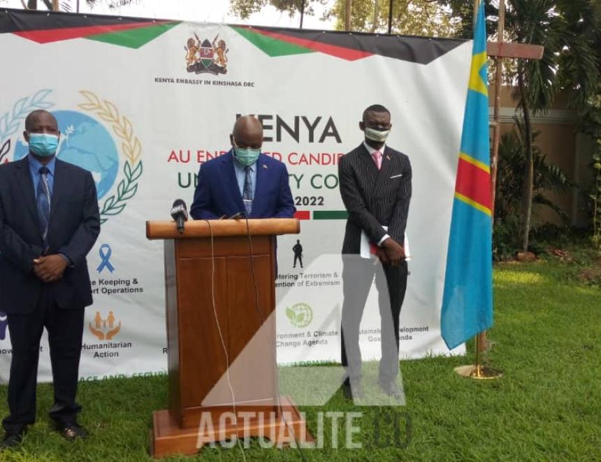 L'ambassadeur du Kenya en RDC, Georges Masafu