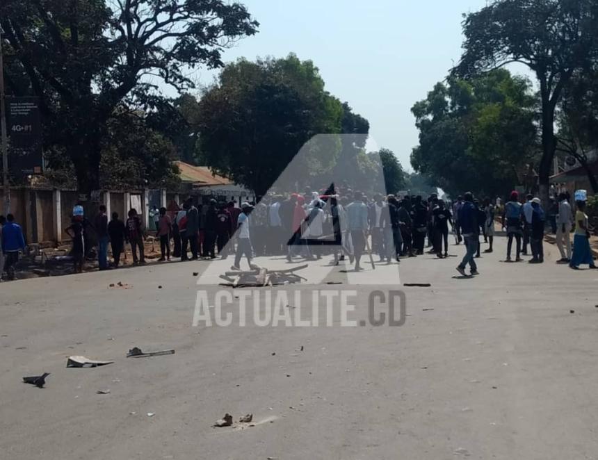 Accrochage entre militants UDPS et PPRD à Lubumbashi. Ph. ACTUALITE.CD