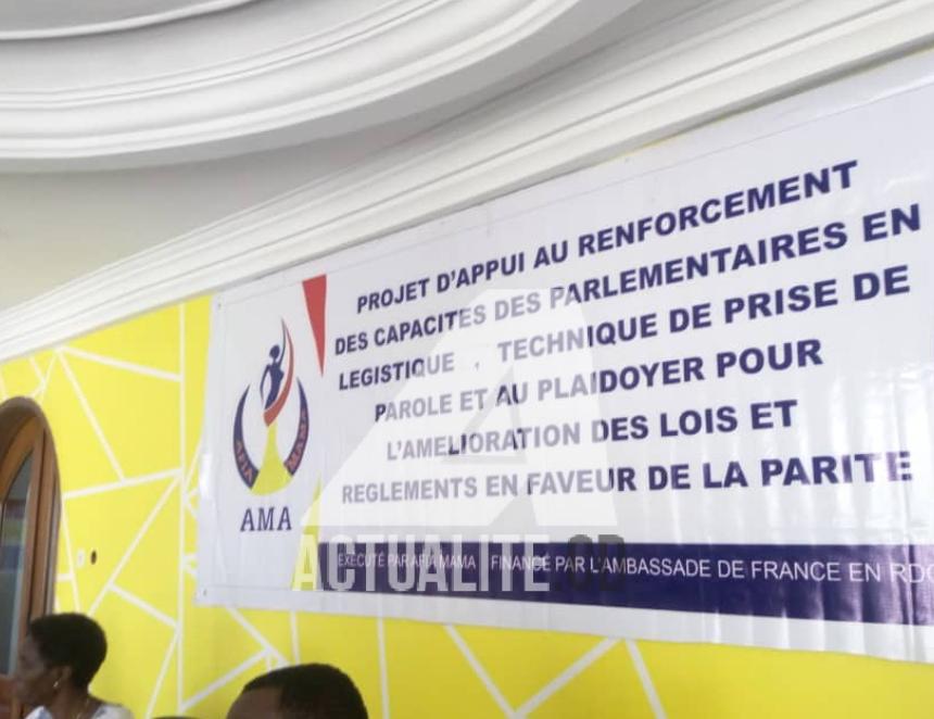 RDC : Afia Mama a formé des parlementaires sur la prise de parole et la parité