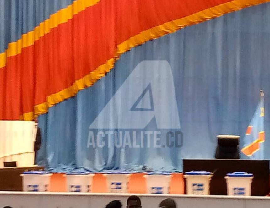 La salle de congrès du palais du peuple. PH. ACTUALITE.CD