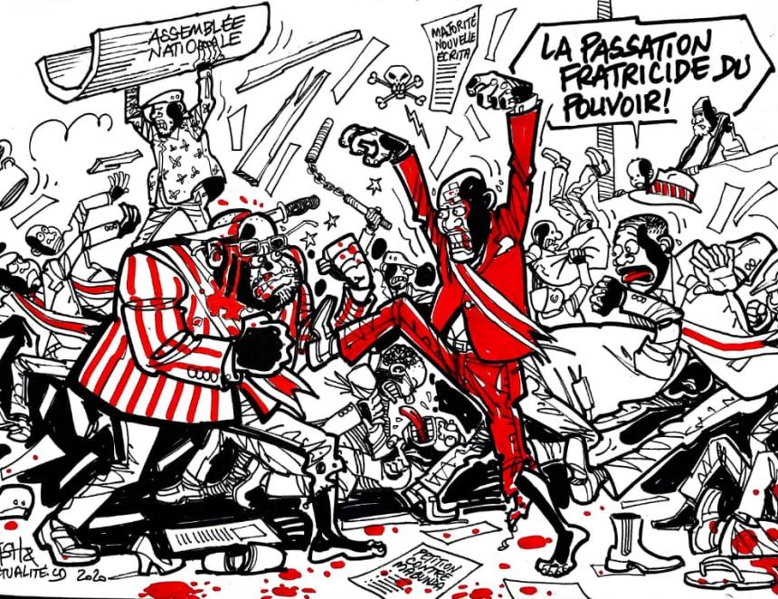 Les caricatures de ACTUALITE.CD sont réalisées par Kash. 