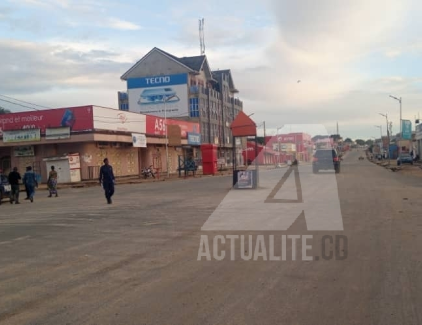 Boulevard de Libération à Bunia/Ph ACTUALITE.CD 
